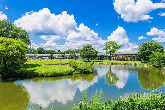 A shopping center in Karuizawa Japan